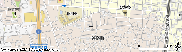 埼玉県草加市谷塚町1723-2周辺の地図