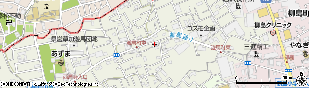 埼玉県草加市遊馬町991周辺の地図