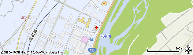 長野トヨタ　伊那春近店周辺の地図