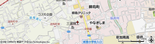 埼玉県草加市遊馬町830周辺の地図