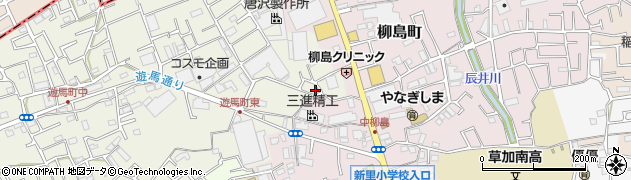 埼玉県草加市遊馬町834-1周辺の地図