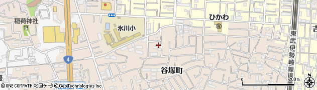 埼玉県草加市谷塚町1722周辺の地図