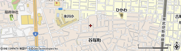 埼玉県草加市谷塚町1723-7周辺の地図