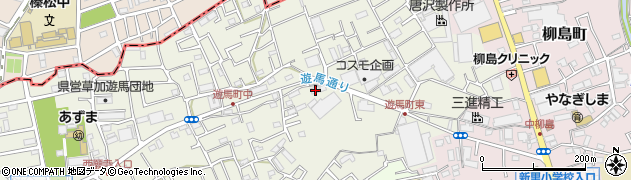 埼玉県草加市遊馬町904周辺の地図
