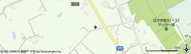 茨城県神栖市須田712周辺の地図
