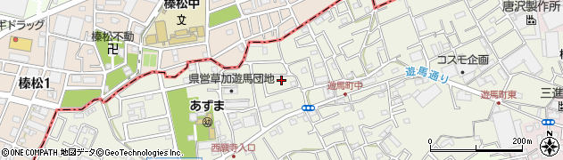 埼玉県草加市遊馬町1202周辺の地図