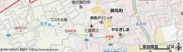 埼玉県草加市遊馬町834-5周辺の地図