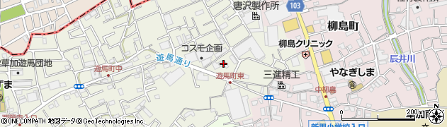埼玉県草加市遊馬町773周辺の地図