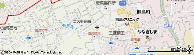 埼玉県草加市遊馬町777-4周辺の地図
