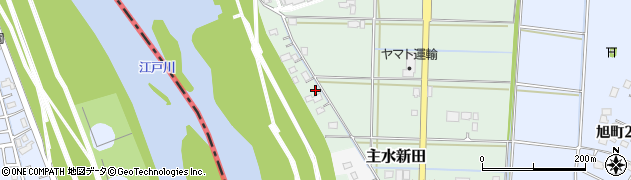 千葉県松戸市主水新田周辺の地図
