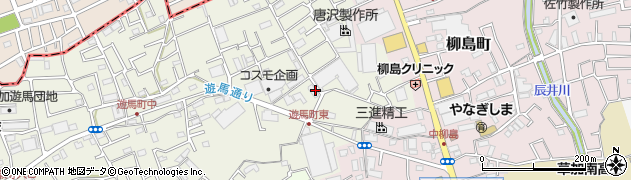 埼玉県草加市遊馬町777-2周辺の地図