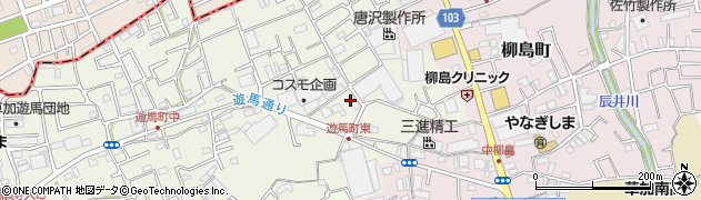 埼玉県草加市遊馬町777-1周辺の地図