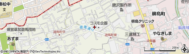 埼玉県草加市遊馬町750周辺の地図