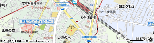 三井住友銀行新座志木支店周辺の地図