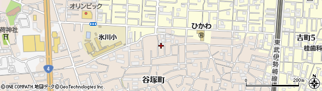 埼玉県草加市谷塚町1753-9周辺の地図