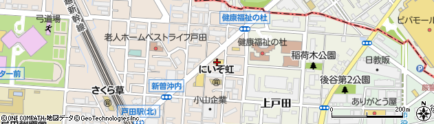 ドラッグセイムス上戸田店周辺の地図