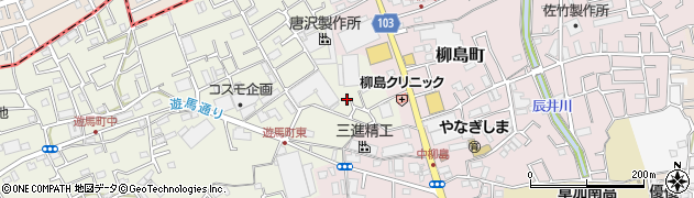 埼玉県草加市遊馬町823周辺の地図