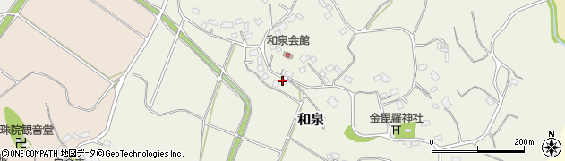 千葉県印西市和泉859周辺の地図
