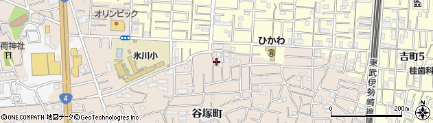 埼玉県草加市谷塚町1753-7周辺の地図
