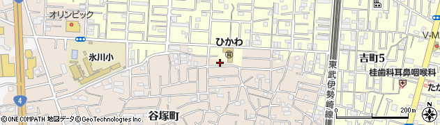 埼玉県草加市谷塚町1745周辺の地図
