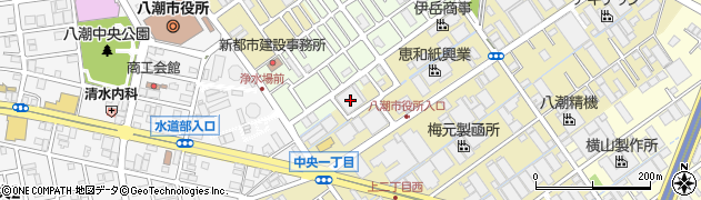 埼玉県八潮市二丁目43周辺の地図