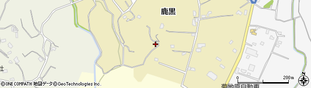 千葉県印西市鹿黒周辺の地図