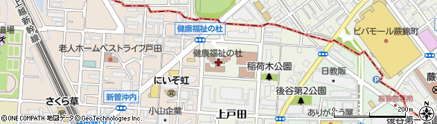 埼玉県戸田市上戸田5周辺の地図