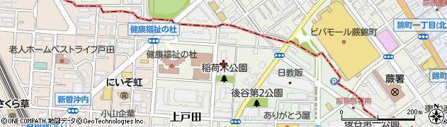 埼玉県戸田市上戸田111周辺の地図