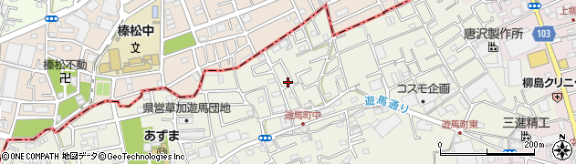 埼玉県草加市遊馬町617-6周辺の地図