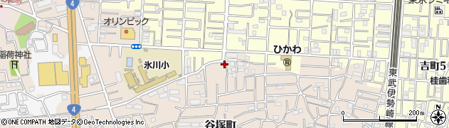 埼玉県草加市谷塚町1753-12周辺の地図