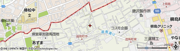 埼玉県草加市遊馬町656周辺の地図