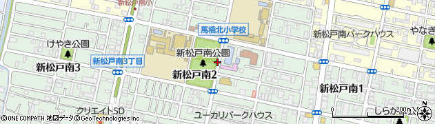 千葉県松戸市新松戸南周辺の地図