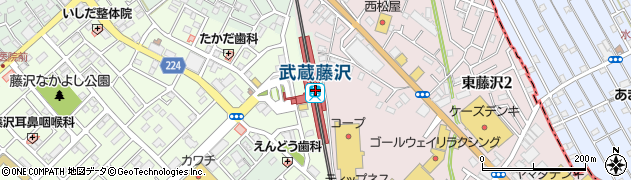 埼玉県入間市周辺の地図