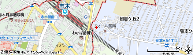 藤和志木タワー周辺の地図