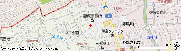 埼玉県草加市遊馬町782周辺の地図