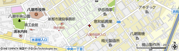 埼玉県八潮市中馬場28周辺の地図