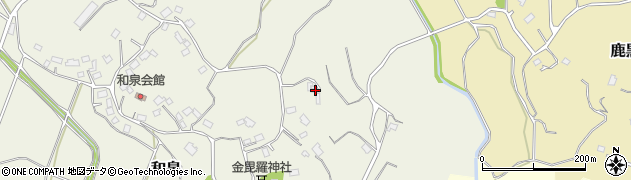 千葉県印西市和泉632周辺の地図