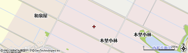 千葉県印西市立埜原周辺の地図