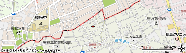 埼玉県草加市遊馬町626-3周辺の地図