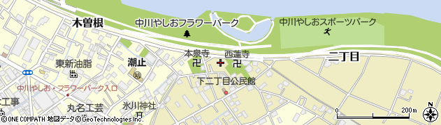 埼玉県八潮市二丁目1201周辺の地図
