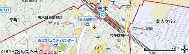 埼玉りそな銀行新座支店 ＡＴＭ周辺の地図