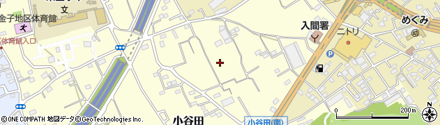 埼玉県入間市小谷田周辺の地図