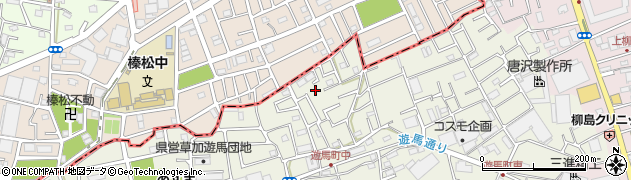 埼玉県草加市遊馬町625周辺の地図