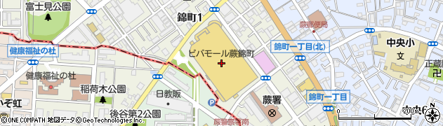 スーパービバホーム蕨錦町店周辺の地図