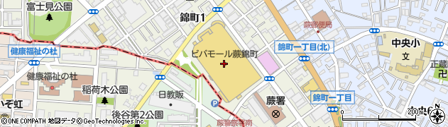 ハニーズビバモール蕨錦町店周辺の地図