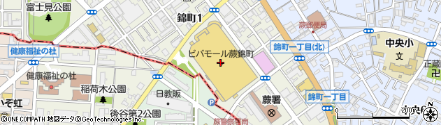 デコホームビバモール蕨錦町店周辺の地図