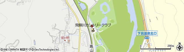飛騨川カントリークラブ周辺の地図