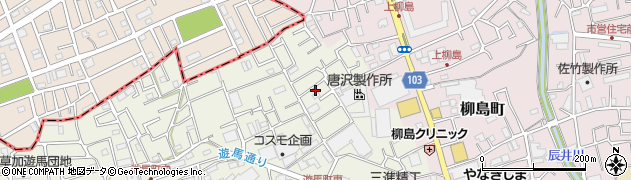 埼玉県草加市遊馬町788周辺の地図