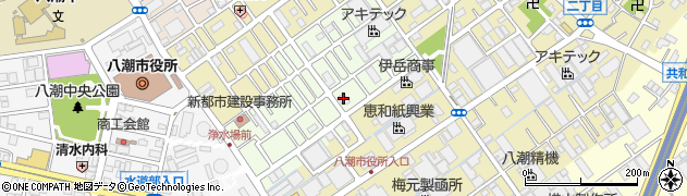 埼玉県八潮市中馬場27-1周辺の地図