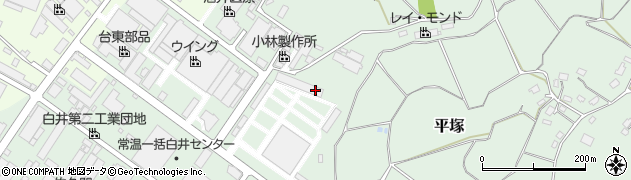朝日機材白井仮設機材管理センター周辺の地図